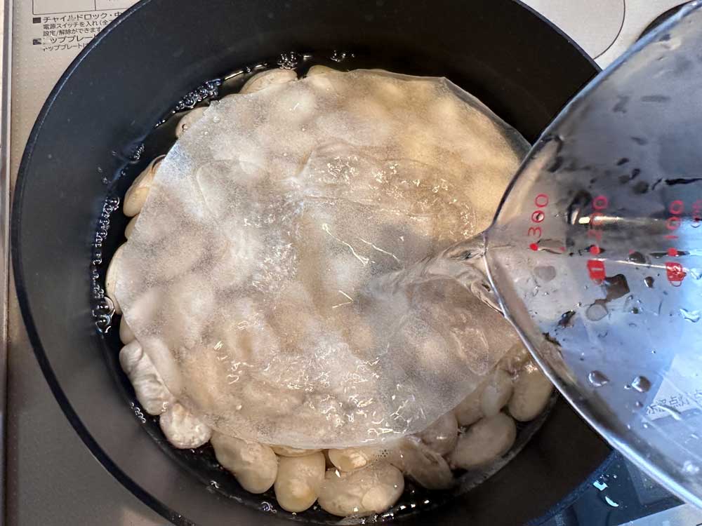 白花豆の煮方